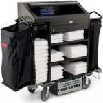 View: 9T64 Deluxe High Security Housekeeping Cart 